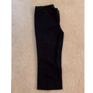 New classic dressy Black capri pants size 4